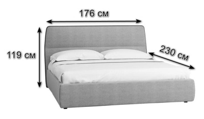 Кровать с ортопедическим основанием и ящиком 1.6 Сканди_СапфирАрт. Фото