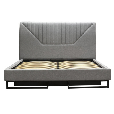 Кровать с ортопедическим основанием и ящиком 1.4 Loft Alberta Браун. Фото №3