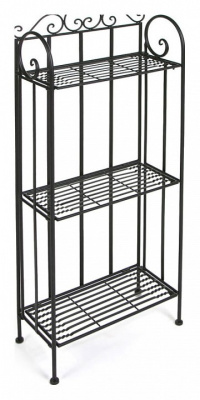 Этажерка Secret De Maison 004 стальной сплав, 42х20х108см, черный (поставляется только по 4 шт) фото Этажерка Secret De Maison 004 стальной сплав, 42х20х108см, черный (поставляется только по 4 шт). Фото №2