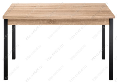 Стол деревянный Оригон сонома / черный матовый. Фото №3