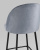 Стул барный Марсель велюр серый фото Стул барный Марсель велюр серый. Фото №8