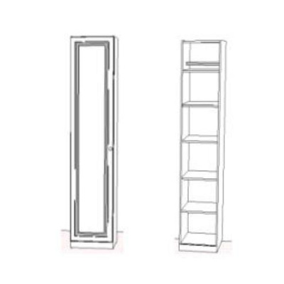 Пенал с полкамии дополнительной штангой АЙС. Фото