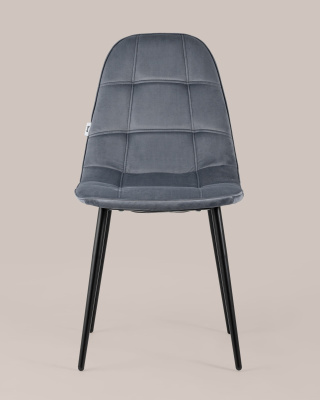 Стул Тейлор велюр серый. Фото №5