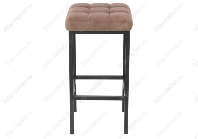 Барный стул Лофт ткань катания корица / черный матовый фото Барный стул Лофт ткань катания корица / черный матовый. Фото №2