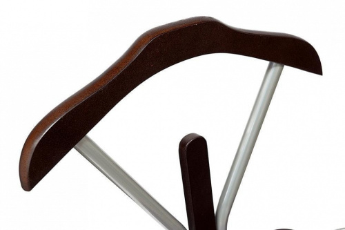 Вешалка CH-4089 дерево/хромированный металл, 48*28*108 см, Орех (Walnut). Фото №2