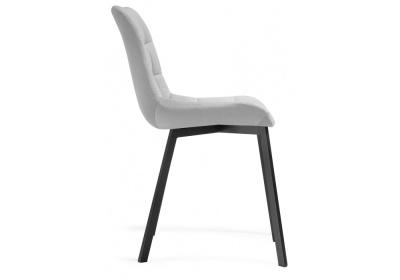 Стул Челси черный / светло-серый. Фото