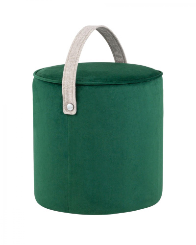 Пуф Джерри велюр изумрудный. Фото №1