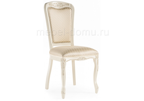 Стул деревянный Клето патина золото / ромб. Фото №1