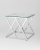 Журнальный стол 55*55 ИНСИГНИЯ серебро фото Журнальный стол 55*55 ИНСИГНИЯ серебро. Фото №3