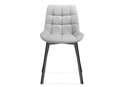 Стул Челси черный / светло-серый. Фото