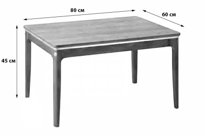 Стол Vector 120-160*80 дуб Ка/пепел. Фото