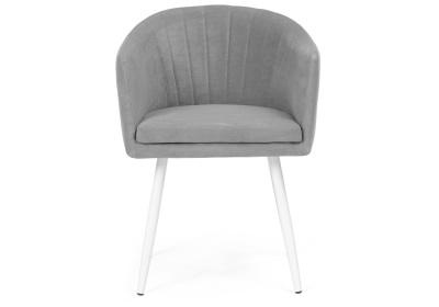Стул Валета светло-серый / белый. Фото