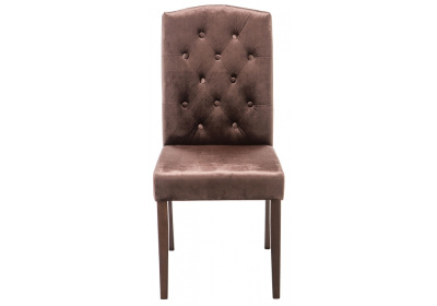 Стул деревянный Menson dark walnut / fabric brown. Фото