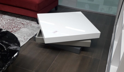 Стол журнальный СT1001 Белый/Серый. Фото