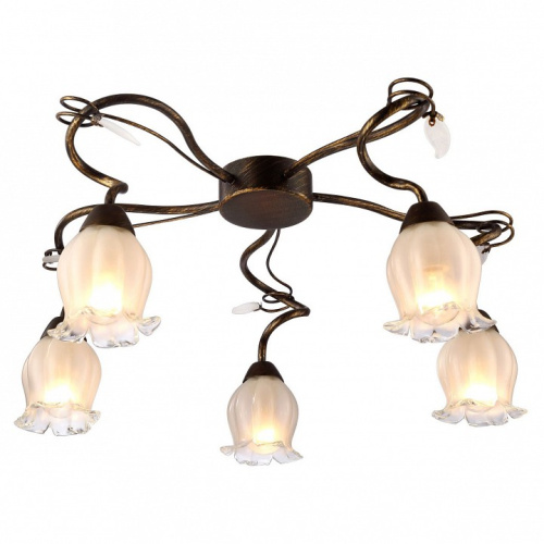 Потолочная люстра Arte Lamp Glamore A7449PL-5BR. Фото №1