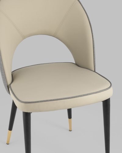 Стул Сохо экокожа серый. Фото №9