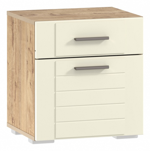 Тумба прикроватная Livorno НМ 013.62 Софт Панакота, Дуб Бунратти. Фото №1