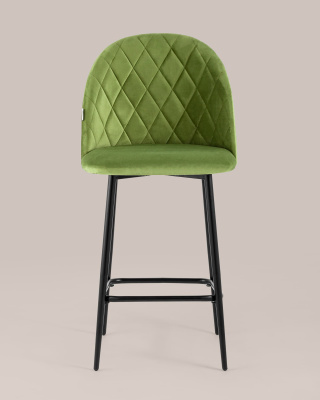 Стул полубарный Марсель велюр травяной фото Стул полубарный Марсель велюр травяной. Фото