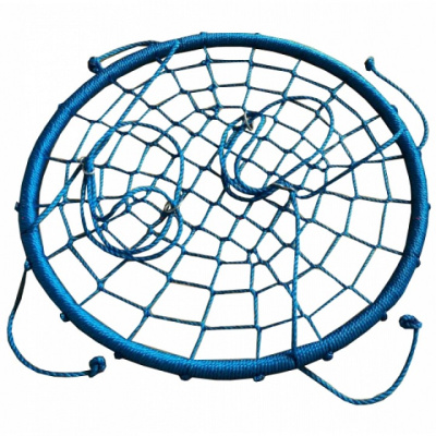 Качели детские гнездо 403422, синий. Фото