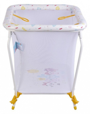 Манеж Polini Kids Малышарики Солнечный день, белый фото Манеж Polini Kids Малышарики Солнечный день, белый. Фото №3