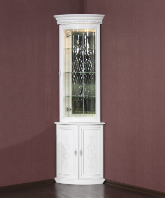 Шкаф для посуды угловой Милан 4-01 фото Шкаф для посуды угловой Милан 4-01. Фото №2