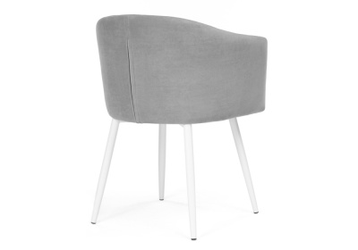 Стул Валета светло-серый / белый. Фото