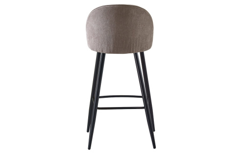 Стул барный 373B бежевый/черный. Фото №7