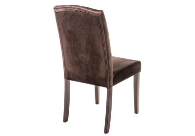 Стул деревянный Menson dark walnut / fabric brown. Фото