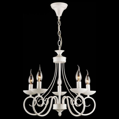 Подвесная люстра Eurosvet Provence 22404/5 белый с золотом фото Подвесная люстра Eurosvet Provence 22404/5 белый с золотом. Фото №2
