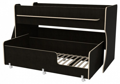 Кровать двухъярусная Р444 Капризун 7, древесина коричневая светлая дуб. Фото №3