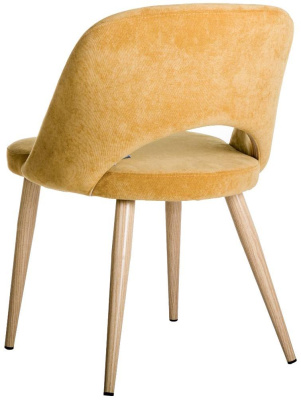 Кресло Lars Жёлт/Натуральный Дуб. Фото №5