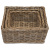 Корзина Secret De Maison Pago (набор из 3 штук )  натуральный ротанг, 55*44*26/49*38*22/43*32*18 см, Натуральный Кубу / Natural Kubu. Фото №2