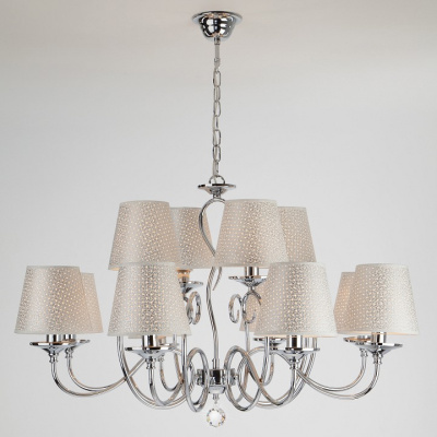 Подвесная люстра Eurosvet Fresa 70068/12 хром. Фото №2