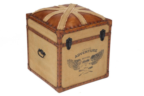 Столик-сундук Secret De Maison Union-Jack (mod. М-8622) (Коричневый). Фото №1