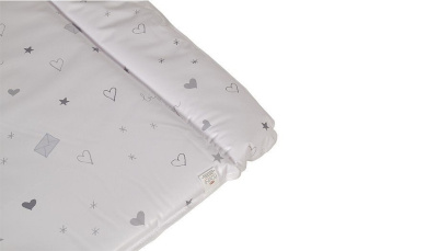 Матрас пеленальный Polini kids French Teddy, белый. Фото №4