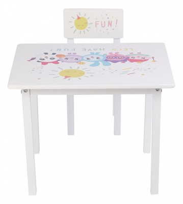 Набор для детской Polini Kids Малышарики 105 S, белый. Фото №3