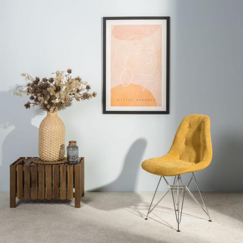 Стул Eames Жёлт/CR фото Стул Eames Жёлт/CR. Фото №9