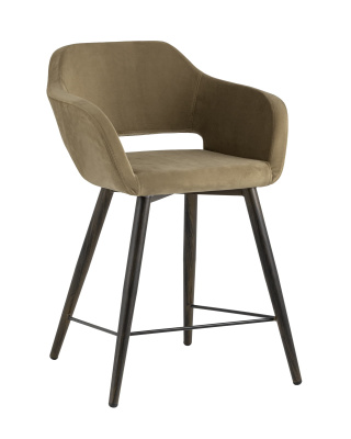 Стул полубарный Саймон велюр капучино. Фото №2