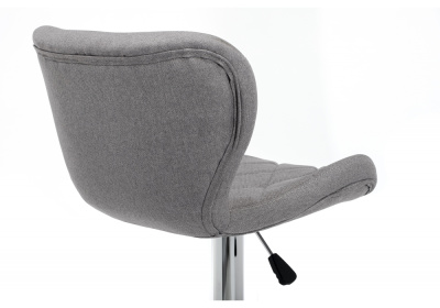 Барный стул Porch grey fabric фото Барный стул Porch grey fabric. Фото