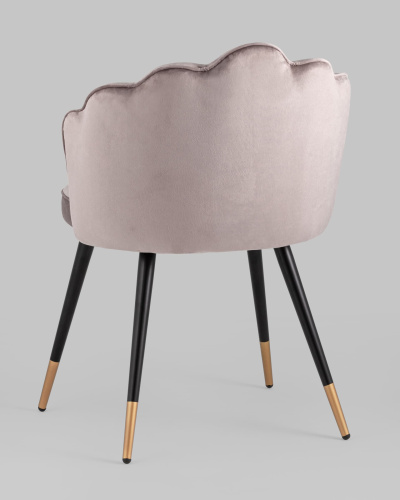 Стул Камилла велюр пепельно-розовый. Фото №7