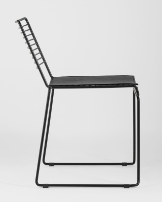 Стул обеденный Danny черный с черной подушкой фото Стул обеденный Danny черный с черной подушкой. Фото №4